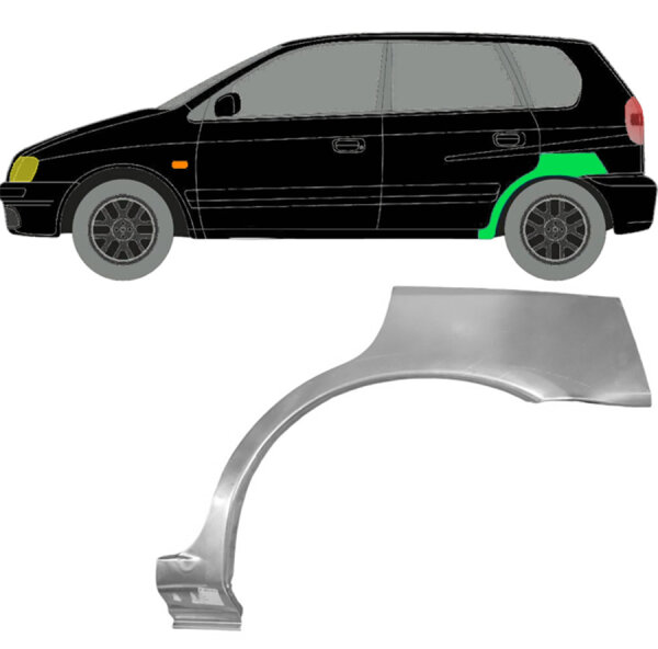 Hinten Radlauf Blech für Mitsubishi Space Star 1998 - 2005 links