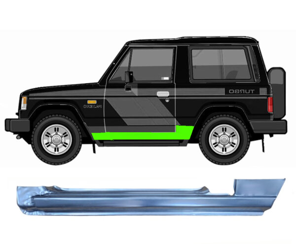 Voll Schweller Blech für Mitsubishi Pajero 1982 - 1992 links