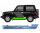Voll Schweller Blech für Mitsubishi Pajero 1982 - 1992 links