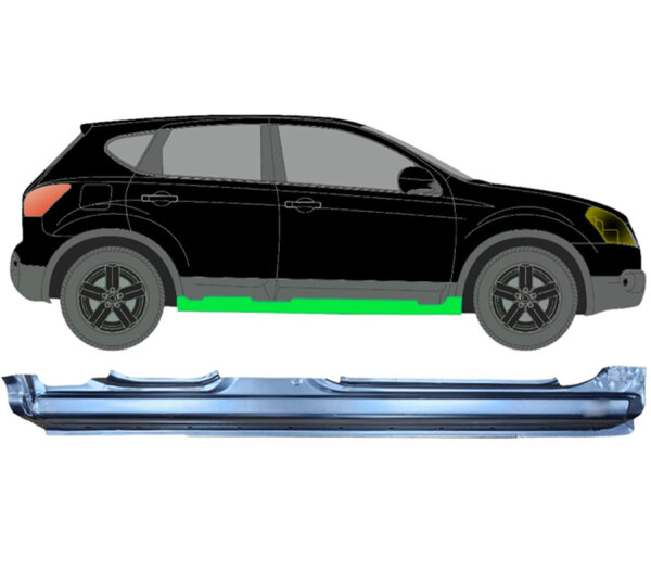 Schweller Blech für Nissan Qashqai 2007 - 2013 rechts