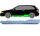 3 Tür Schweller Blech für Nissan Almera N15 1995 - 2000 links