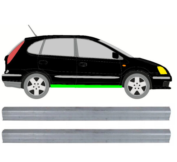 Schweller Blech Satz für Nissan Almera Tino 00 – 06 rechts & links