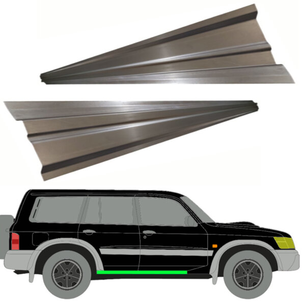 Schweller innen Satz für Nissan Patrol Y61 Gy61 1997 - 09 rechts & links