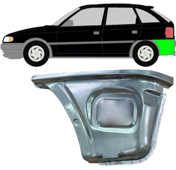 Hinten Ecke Blech für Opel Astra F 1991 - 2002 links