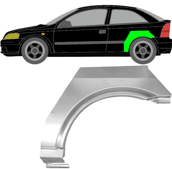 Hinten 3 Tür Radlauf Blech für Vauxhall Astra G 1999 - 2009 links