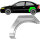 Hinten 3 Tür Radlauf Blech für Vauxhall Astra G 1999 - 2009 links