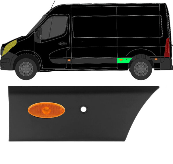 Hinten L2 Seitenleiste Pdc für Renault Master Ab 2010 links