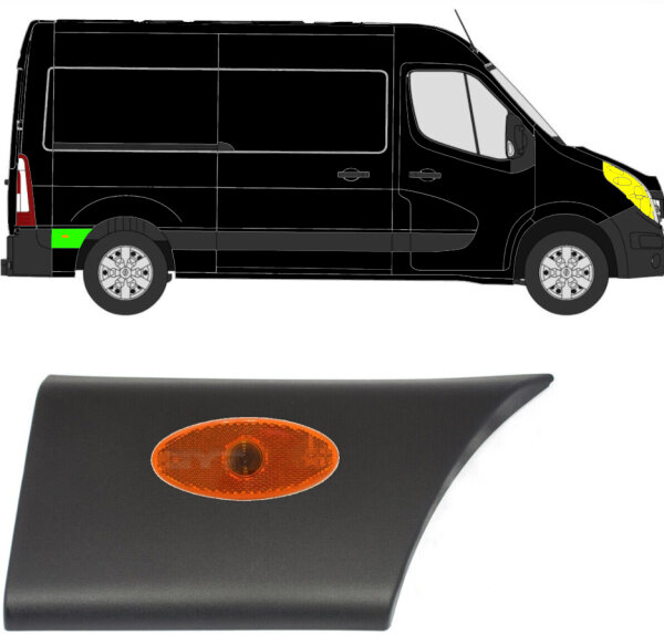 Hinten Kotflügel Seitenleiste Heckleuchte für Renault Master Ab 2010 rechts