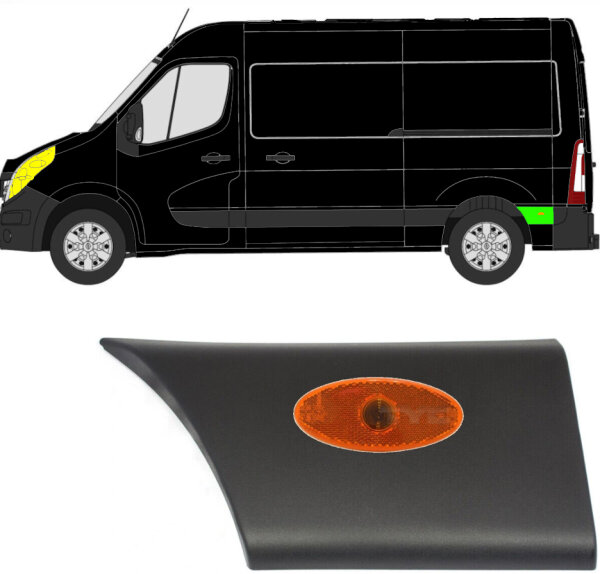 Hinten Kotflügel Seitenleiste Heckleuchte für Vauxhall Movano Ab 2010 links