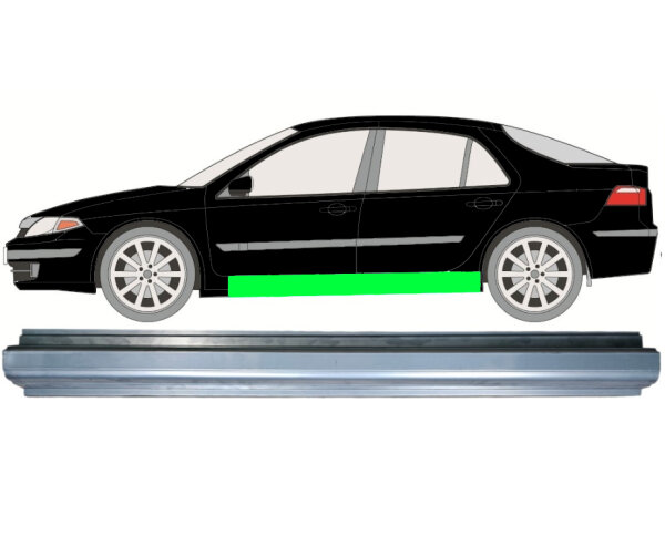 Schweller Blech für Renault Laguna II 2001 - 2007 links