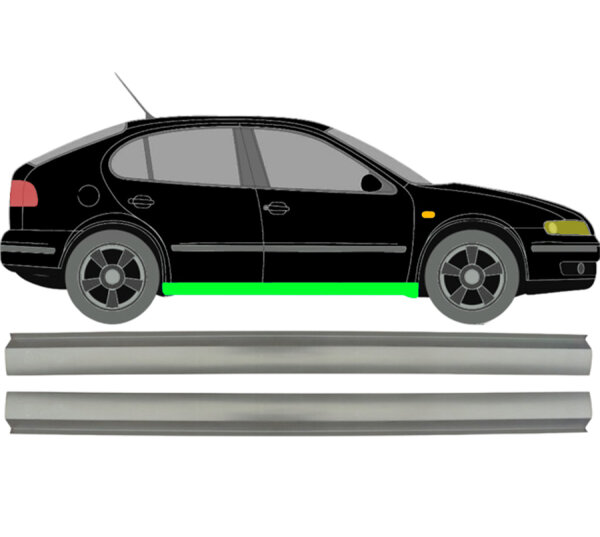 Schweller Blech Satz für Seat Toledo 1999 - 2006 rechts & links Unterteil