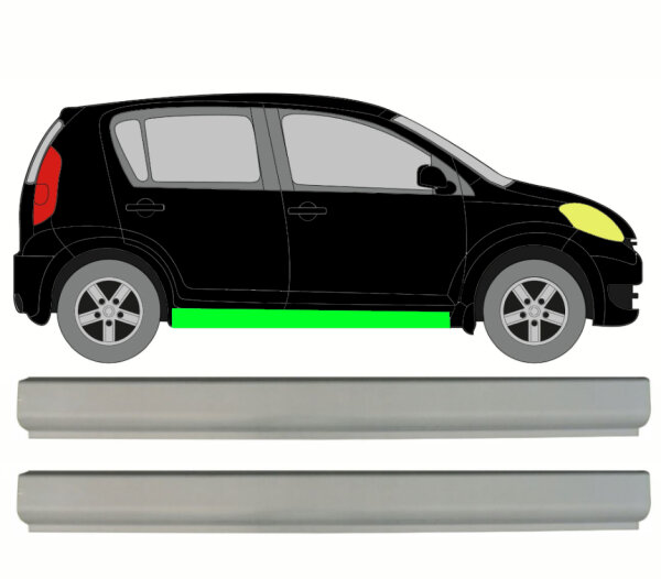 Schweller Blech Satz für Subaru Justy 2007 - 2011 rechts & links