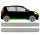 Schweller Blech Satz für Subaru Justy 2007 - 2011 rechts & links