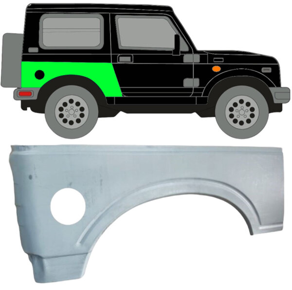 Hinten Kotflügel Blech für Suzuki Samurai 1981 - 2004 rechts