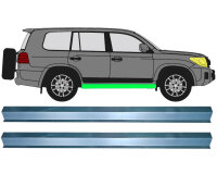 Innen Schweller Blech Satz für Toyota Land Cruiser...