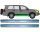 Innen Schweller Blech Satz für Toyota Land Cruiser V8 Ab 2007 rechts & links