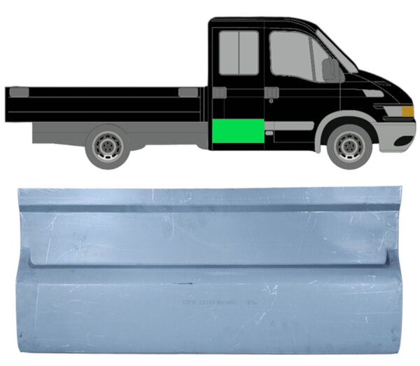 Hinten Tür Blech Panel für Iveco Daily 1999 symmetrisch