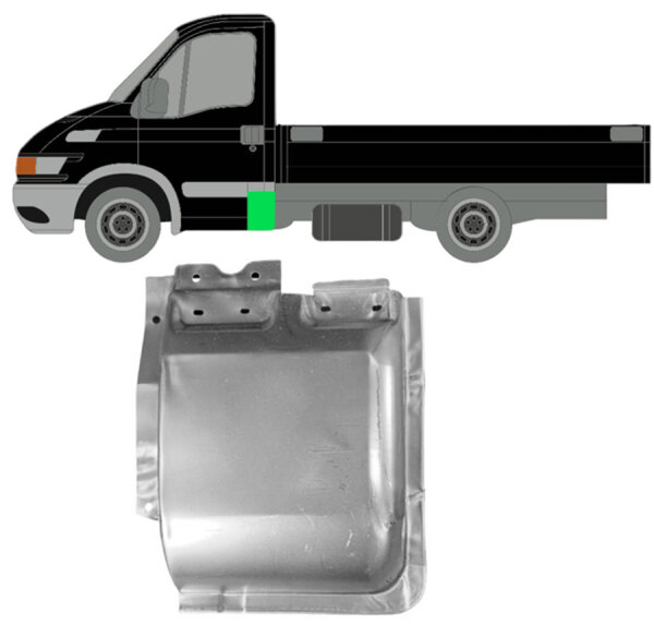 Vorne Kabine Ecke Panel für Iveco Daily 2000 - 2012 links