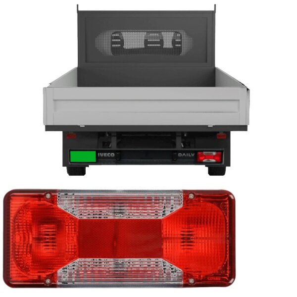 Hinten Fahrgestell Behälter Licht für Iveco Daily 2006 - 2014 links
