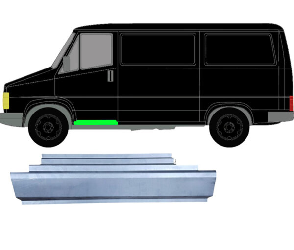 Vorne Schweller Blech für Peugeot J5 1981 - 1994 links