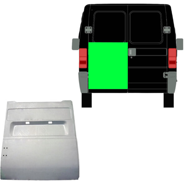 Hinten Tür Blech Panel Hoch für Peugeot Boxer 1994 - 2006 links