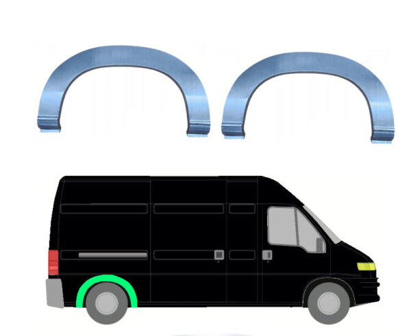 Hinten Radlauf Blech Satz für Peugeot Boxer 1994 - 2006 rechts & links