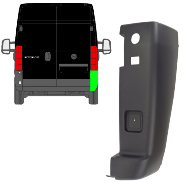 Hinten Stossstange für Fiat Ducato 2006 - 2018 rechts