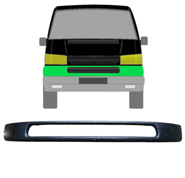 Vorne Stahl Seitenleiste für Volkswagen Transporter T4 1998 - 2003