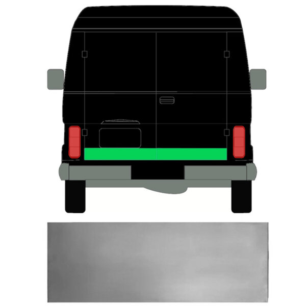 Hinten Tür Blech Panel für Volkswagen Lt 1975 - 1996 symmetrisch