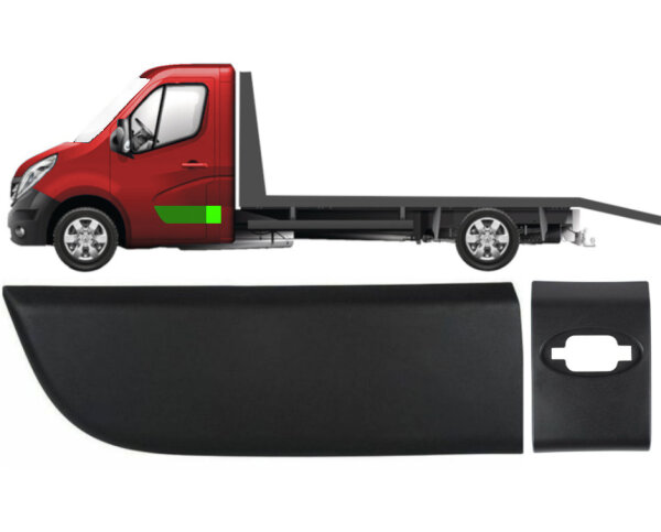 Vorne Einzelkabine Seitenleisten Satz für Renault Master Ab 2010 links