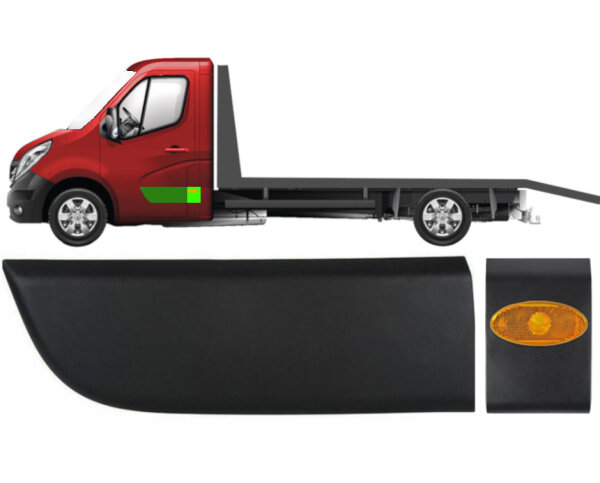 Vorne Seitenleiste Heckleuchte Einzelkabine Satz für Nissan Nv 400 Ab 10 links