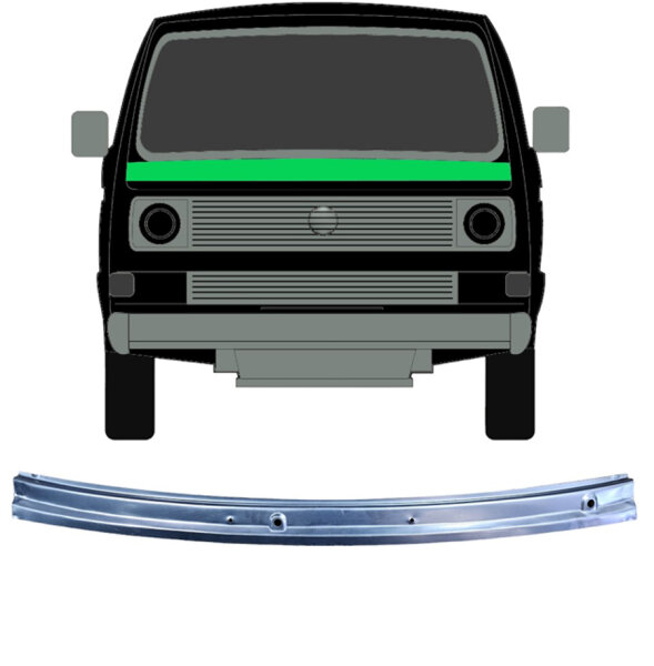 Blech Unter Windschutzscheibe für Volkswagen Transporter T3 1979 - 1992