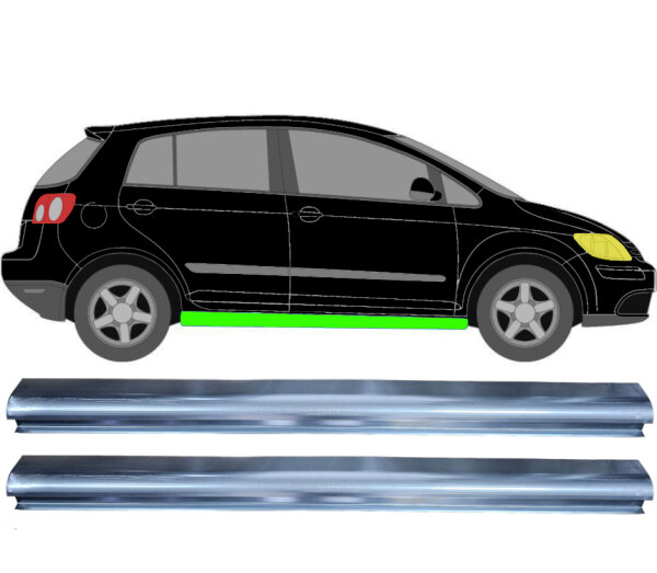 Schweller Blech Satz für Volkswagen Golf Plus 2005 - 2013 rechts & links