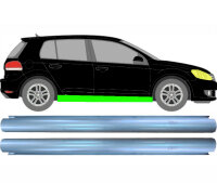 Schweller Satz für Volkswagen Golf VI 3 & 5...