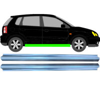 Schweller Blech Satz für Volkswagen Polo 9n 2001 -...