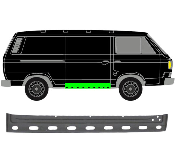 Schiebetür Panel Innen für Volkswagen Transporter T3 1979 - 1992 rechts