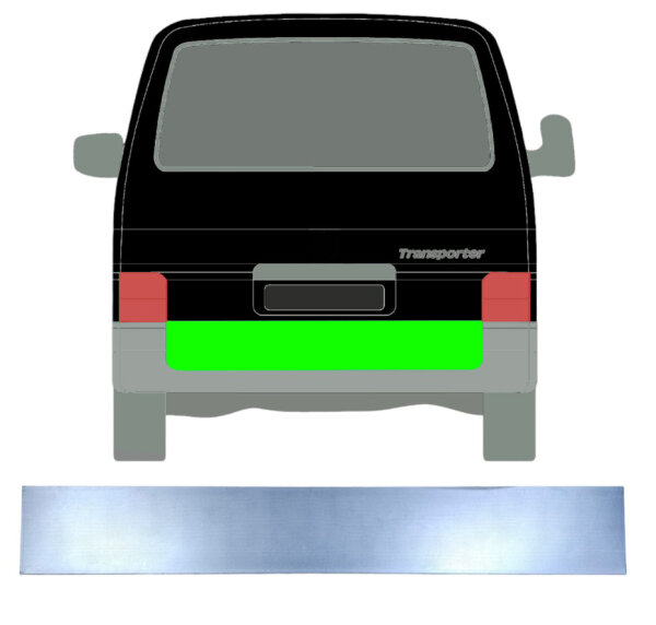 Hinten Tür Blech Panel für Volkswagen Transporter T4 1990 - 2003