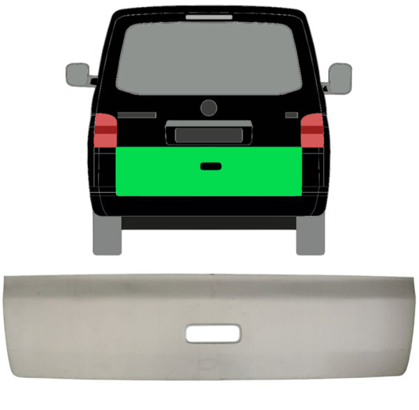 Hinten Heckklappe Blech für Volkswagen Transporter T5 Ab 2003