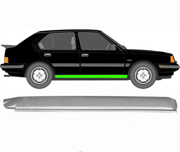 Schweller Blech für Volvo 340 360 1975 - 1991 rechts