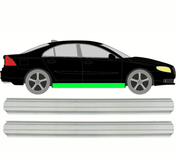 Schweller Blech Satz für Volvo S80 2006 - 2016 rechts & links
