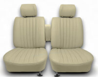 Sitzbezüge Bezüge  für die Vordersitze Mercedes SL R/W107 pergament bis 1984