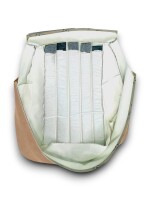 Sitzbezug Sitzfläche Vordersitz für Mercedes W123 dattel