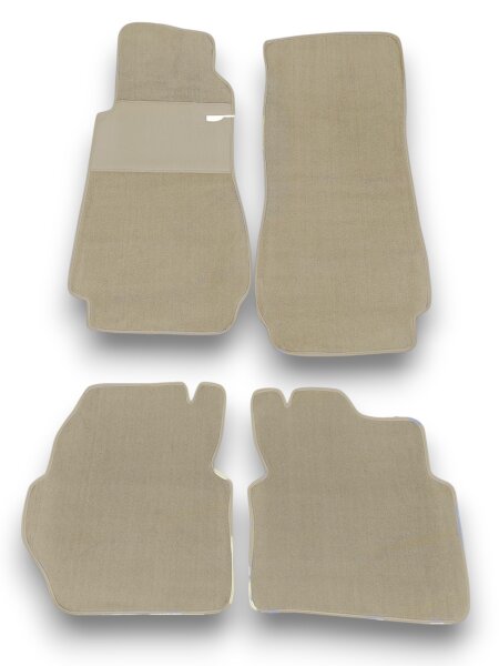 Fußmatten Teppich passend für Mercedes Benz W123 Coupe beige