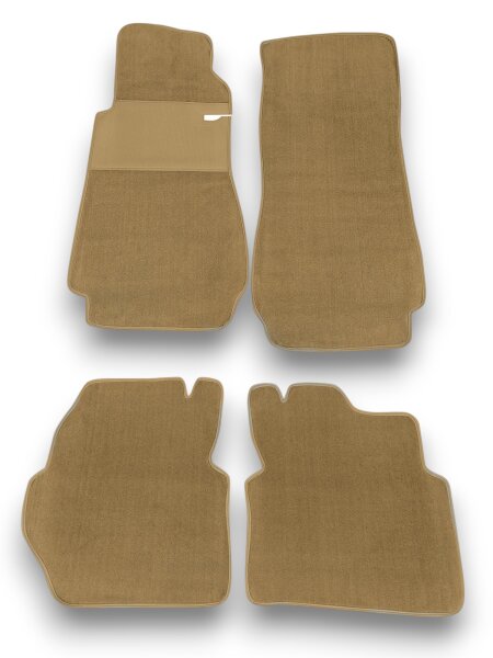 Fußmatten Teppich passend für Mercedes Benz W123 Coupe dattel