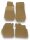 Fußmatten Teppich passend für Mercedes Benz W123 Coupe dattel