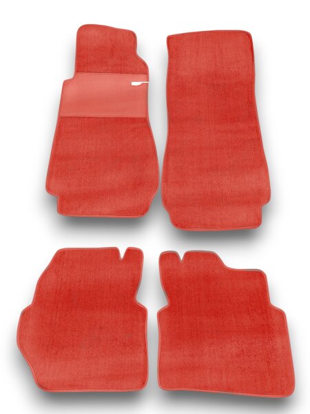Fußmatten Teppich passend für Mercedes Benz W123 Coupe rot
