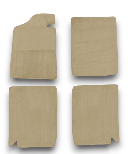 Fußmatten Auto Matten Teppich passend für BMW E9 4-teilig beige