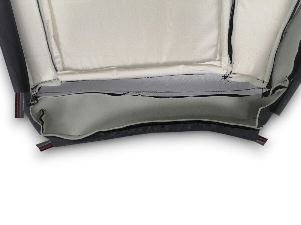 Sitzbezug Sitzfläche Vordersitz für Mercedes Benz GLK  X204 2008 - 2015 schwarz