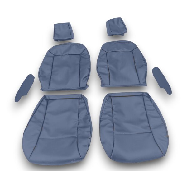 SitzBezüge Vordersitze Transporter für Volkswagen T4 1990?2003 blau