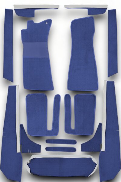 Teppich Teppichsatz für Opel GT blau ( Schlinge)